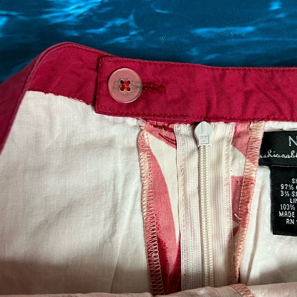 ☀️Vibrant Floral A-Line Skirt Tropical Pink Floral Skirt Summer Poolside - Picture 7 of 11